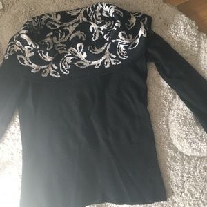 White House Black Market off shoulder sweater